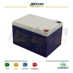 باتری سیلد اسید قابل شارژ 12 ولت 12 آمپرساعت یورونت - EURONET