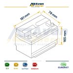 باتری سیلد اسید قابل شارژ 12 ولت 18 آمپرساعت یورونت - EURONET