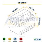 باتری سیلد اسید قابل شارژ 12 ولت 18 آمپرساعت لانگ - LONG