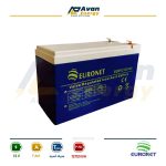 باتری سیلد اسید قابل شارژ 12 ولت 7 آمپرساعت یورونت - EURONET