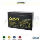 باتری سیلد اسید قابل شارژ 12 ولت 7 آمپرساعت لانگ - LONG
