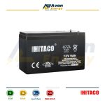 باتری سیلد اسید قابل شارژ 12 ولت 9 آمپرساعت هیتاکو - HITACO