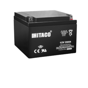 باتری سیلد اسید قابل شارژ 12 ولت 28 آمپرساعت هیتاکو HITACO  مدل 12V/28AH