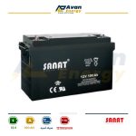 باتری سیلد اسید قابل شارژ 12 ولت 100 آمپرساعت صنعت - SANAT