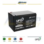 باتری سیلد اسید قابل شارژ 12 ولت 12 آمپرساعت یوفو - UFO
