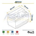باتری سیلد اسید قابل شارژ 12 ولت 18 آمپرساعت گریت سولار – GREAT SOLAR
