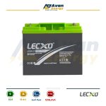 باتری سیلد اسید قابل شارژ 12 ولت 18 آمپرساعت لگزو - LECXO