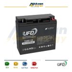باتری سیلد اسید قابل شارژ 12 ولت 18 آمپرساعت یوفو - UFO