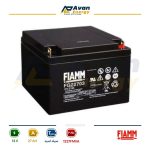 باتری سیلد اسید قابل شارژ 12 ولت 27 آمپرساعت فیام – FIAMM