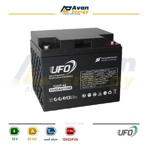 باتری سیلد اسید قابل شارژ 12 ولت 42 آمپرساعت یوفو - UFO