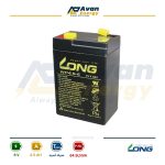 باتری سیلد اسید قابل شارژ 6 ولت 4.5 آمپرساعت لانگ – LONG
