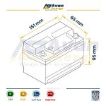 باتری سیلد اسید قابل شارژ 12 ولت 9 آمپرساعت - کا اچ پاور KH POWER
